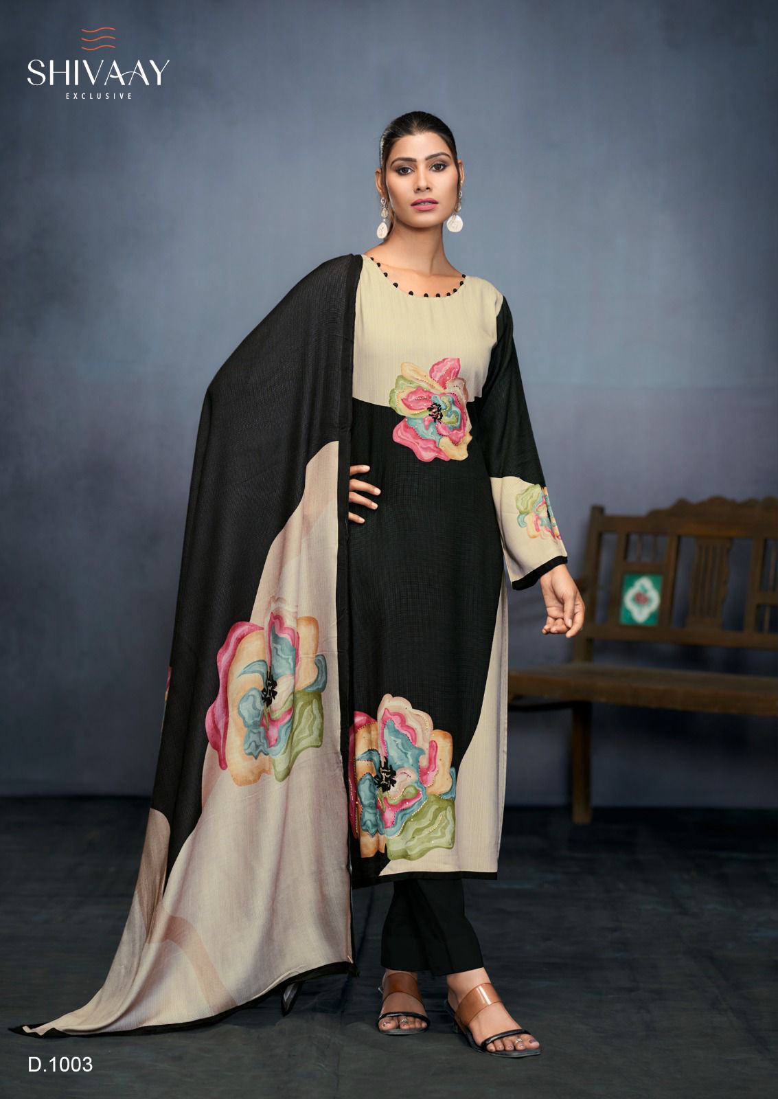 Imperial By Shivaay Viscose Pashmina Printed Designer Dress Material Wholesale Price